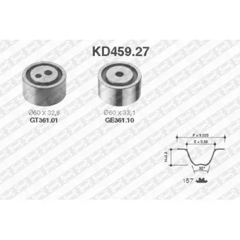 SNR KD459.27 - Kit de distribution
