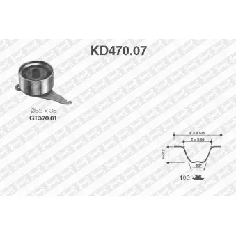 Kit de distribution DAYCO KTB229