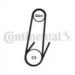 Courroie trapézoïdale à nervures CONTITECH [4PK592 ELAST]