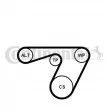 CONTITECH 6PK1180K1 - Jeu de courroies trapézoïdales à nervures