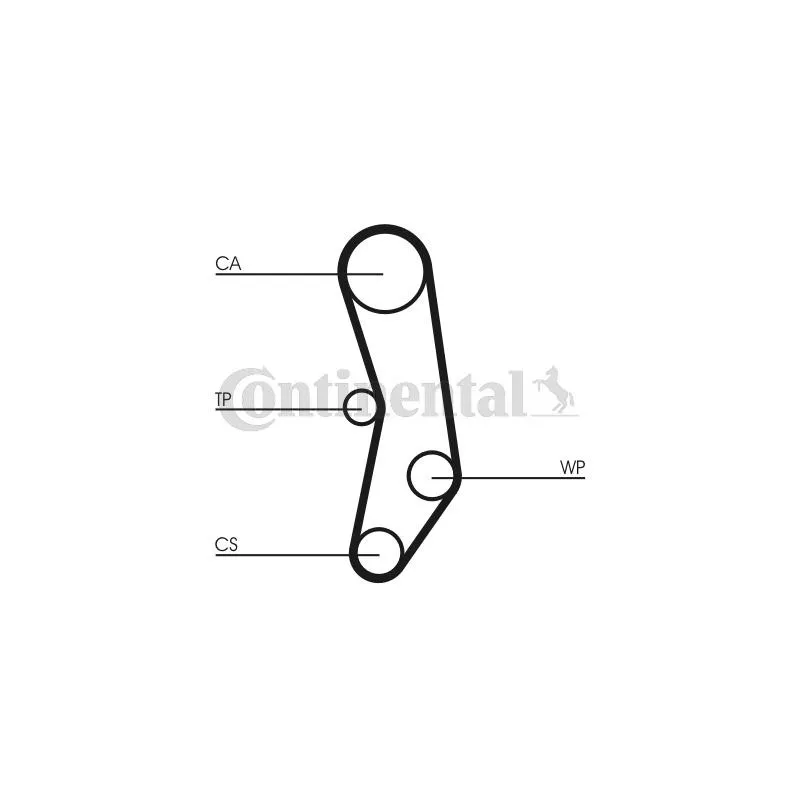 Courroie crantée CONTITECH CT562 - Visuel 1