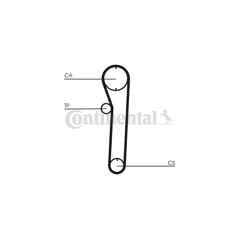 Kit de distribution CONTITECH CT669K1 - Visuel 1