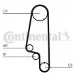 CONTITECH CT846WP4 - Pompe à eau + kit de courroie de distribution