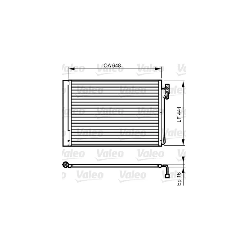 Condenseur, climatisation VALEO 814165 - Visuel 1