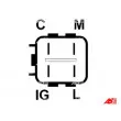 AS-PL ARE6047P - Régulateur d'alternateur