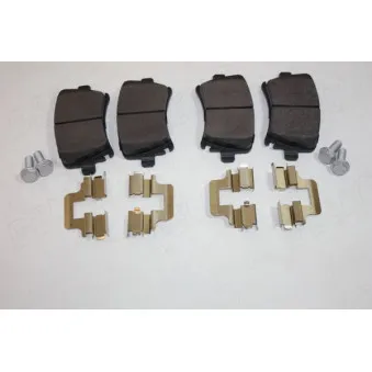 Jeu de 4 plaquettes de frein arrière AUTOMEGA OEM 3AA698451
