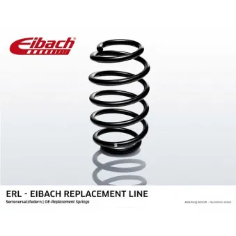 Ressort de suspension EIBACH R10006 pour MERCEDES-BENZ CLASSE C C 180 Kompressor - 143cv