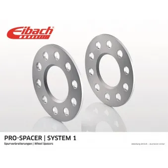 EIBACH S90-1-08-001 - Écartement des roues élargi