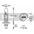 LUCAS ELECTRICAL LLX448XLSX2 - Ampoule, projecteur longue portée