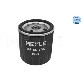 Filtre à huile MEYLE OEM 96002933