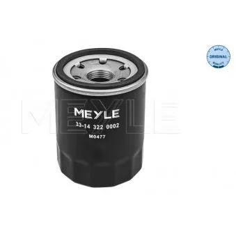 Filtre à huile MEYLE OEM 586039