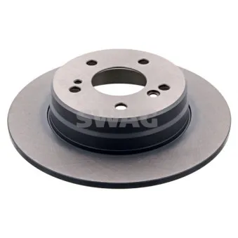 Jeu de 2 disques de frein arrière SWAG 10 90 4629 pour MERCEDES-BENZ CLASSE C C 200 Kompressor - 163cv