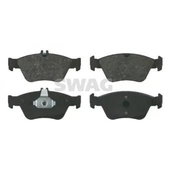 Jeu de 4 plaquettes de frein avant SWAG 10 91 6027