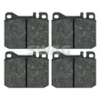 SWAG 10 91 6057 - Jeu de 4 plaquettes de frein avant