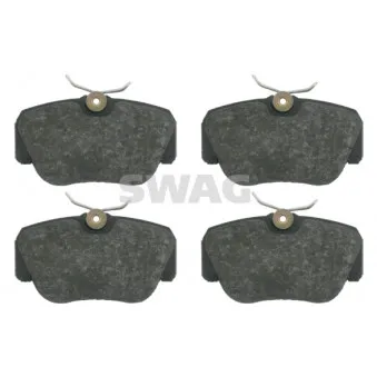 Jeu de 4 plaquettes de frein avant SWAG OEM A0014208120