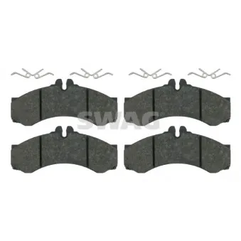 Jeu de 4 plaquettes de frein avant SWAG OEM A0034201720