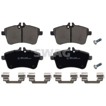 Jeu de 4 plaquettes de frein avant SWAG OEM A1694200120