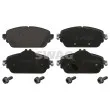 SWAG 10 91 6988 - Jeu de 4 plaquettes de frein avant