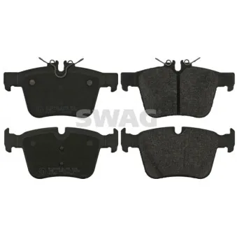Jeu de 4 plaquettes de frein arrière SWAG OEM 0004208200