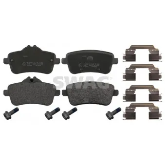 Jeu de 4 plaquettes de frein arrière SWAG OEM 0074209020