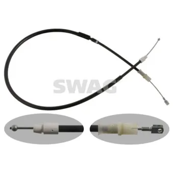 Tirette à câble, frein de stationnement SWAG OEM A9064202085