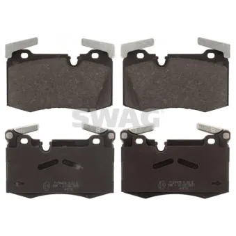 Jeu de 4 plaquettes de frein avant SWAG OEM 34116784726