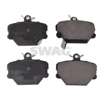 Jeu de 4 plaquettes de frein avant SWAG OEM a0001431v003000000