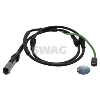 Contact d'avertissement, usure des plaquettes de frein avant gauche SWAG 20 10 4599 pour BMW X5 M - 575cv