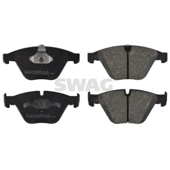 Jeu de 4 plaquettes de frein avant SWAG OEM 34116763089