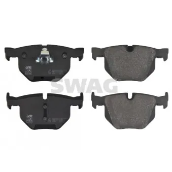 Jeu de 4 plaquettes de frein arrière SWAG OEM 34212339276