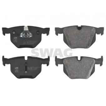 Jeu de 4 plaquettes de frein arrière SWAG 20 91 6633 pour BMW X6 xDrive 30 d - 211cv
