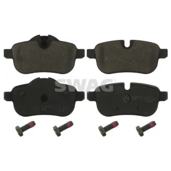 Jeu de 4 plaquettes de frein arrière SWAG OEM 34216788275