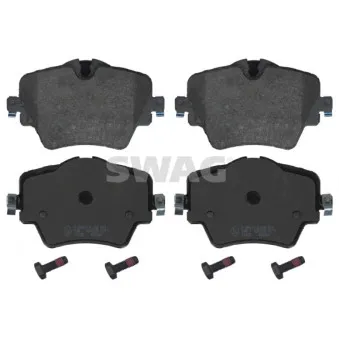 Jeu de 4 plaquettes de frein avant SWAG OEM 34106860019