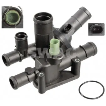 Thermostat, liquide de refroidissement SWAG OEM 06A121111