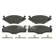 SWAG 30 91 6005 - Jeu de 4 plaquettes de frein avant