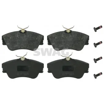Jeu de 4 plaquettes de frein avant SWAG OEM 701698151E