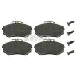 Jeu de 4 plaquettes de frein avant SWAG [30 91 6308]