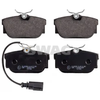 Jeu de 4 plaquettes de frein arrière SWAG OEM 7D0698451J