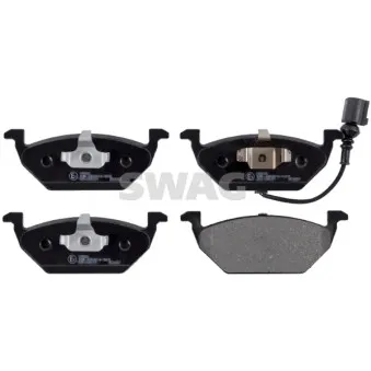 Jeu de 4 plaquettes de frein avant SWAG OEM 1K0698151F
