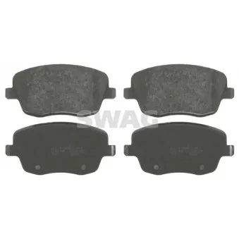 Jeu de 4 plaquettes de frein avant SWAG OEM 6Q0698151A