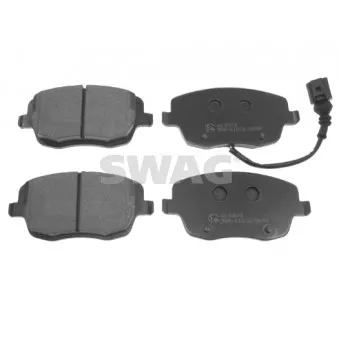Jeu de 4 plaquettes de frein avant SWAG OEM 6Q0698151C