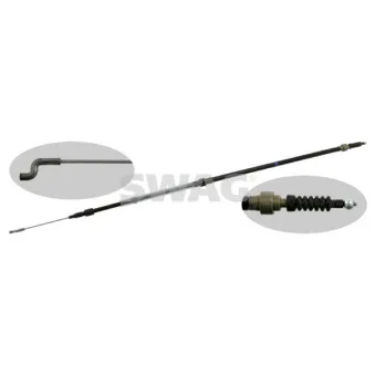 Tirette à câble, frein de stationnement SWAG OEM 7D0609701