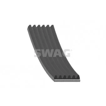 SWAG 30 93 7654 - Courroie trapézoïdale à nervures