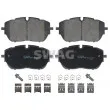 SWAG 33 10 0183 - Jeu de 4 plaquettes de frein avant