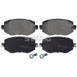 SWAG 33 10 0231 - Jeu de 4 plaquettes de frein avant