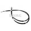 SWAG 33 10 0343 - Tirette à câble, frein de stationnement