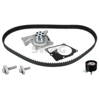 Pompe à eau + kit de courroie de distribution SWAG OEM 7701477028