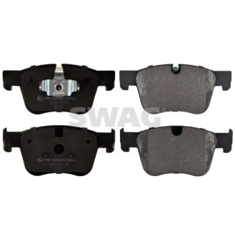 Jeu de 4 plaquettes de frein avant SWAG OEM 95525370
