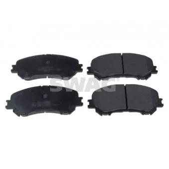 Jeu de 4 plaquettes de frein avant SWAG OEM D10604CA0A