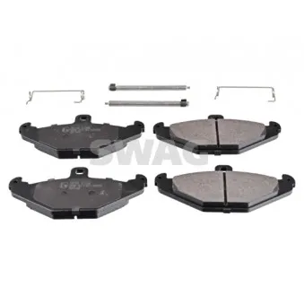 SWAG 40 11 6158 - Jeu de 4 plaquettes de frein arrière